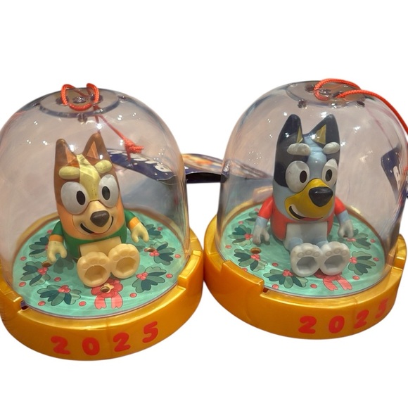 Bluey Other - Bluey Figurine Ornament Set 2025 NWT Christmas Decor
